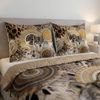 Traumschloss Bettwäsche Comfort Baumwolle, Flanell, 2 teilig, beige Mandalas mit Wolf Bild 3
