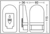 TRANGO LED Nachtlicht, Bewegungsmelder, 11-039 LED Sensor Nachtlicht in Weiß mit Automatikfunktion I Betrieb mit 3x AAA Batterie (nicht enthalten) mit Bewegungssensor, Tageslichtweiß, Sicherheitslicht, Orientierungslicht, Einschlafhilfe Bild 3
