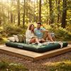 Avenli Luftmatratze Camping CloudCoil grün 203x152x22cm Bild 3
