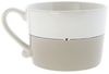 Bastion Collections Tasse Beige Titan, Keramik, Spülmaschinengeeignet, Weiß, Zebra, H: 7cm Bild 2