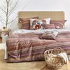 Irisette Flausch-Cotton Bettwäsche Zobel 8556 rot|155x220 cm + 80x80 cm Bild 2