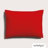 Schlafgut Woven Satin Bettwäsche|Kissenbezug einzeln 70x90 cm| red-deep Bild 2
