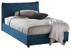 Talamo Italia - Agata Doppelbett, Bettkasten mit Stoffbezug, 100 % Made in Italy, Öffnung vorne, inklusive Matratze 120x200 cm, Blau Bild 3