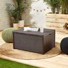 Allibert 220001 Lounge Tisch Arica, Kissenboxfunktion, Rattanoptik, Kunststoff, braun Bild 2