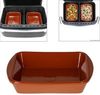 MamboCat Auflaufform MamboCat Airfryer 2er Set Airfryer Tonschalen rechteckig 350ml Auflauf, Ton Bild 5