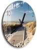 DEQORI Wanduhr 'Strandaufgang am Meer' (Glas Glasuhr modern Wand Uhr Design Küchenuhr) Bild 2