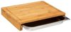 Schneidebrett mit Tablett, 35x28 cm, Bambus Bild 3