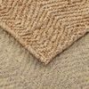Mirabeau Badematte Badematte Daoukro braun, Höhe 70.0 mm, 100% Jute, Unterseite: Latex Bild 3