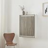 [en. casa] 'Greve' Wandklapptisch, Spanplatte weiß, 71,5 x 76,5 x 58,5 cm Bild 4