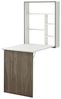 [en. casa] 'Greve' Wandklapptisch, Spanplatte weiß, 71,5 x 76,5 x 58,5 cm Bild 5