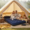 Avenli Luftmatratze Luftbett Camping für 2 Personen mit Pumpe & 2 Kissen 203x152x22cm, (aufblasbar Ideal als Reisebett oder Isomatte, Set mit Luftpumpe und Kissen), Indoor und Outdoor mit beflockter Oberfläche Bild 3