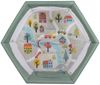 Cangaroo Laufstall Playbox klappbar Matratze Tragetasche Öffnung Reiselaufstall grün Bild 4