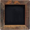Rustikaler Bilderrahmen 20x20 cm aus Altholz mit Kreidetafel ohne Glas - perfekt für einzigartige Wanddeko - massivum Bild 5
