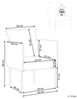 Sessel MALMOS Stoff Helles Beige Bild 3