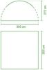 Coleman Pavillon Fast Pitch Shelter M 3x3 m, Eventschutz für Festivals, Garten und Camping, stabile Stahlstangen Konstruktion, großes Eventzelt, tragbarer Sonnenschutz mit Sonnenschutz LSF 50+ Bild 5