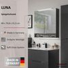 FACKELMANN LUNA LED Spiegelschrank 80 cm breit, Anthrazit Bild 4