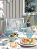 Greengate Weinglas Alice Weinglas pale blue 23cm, Glas Bild 3