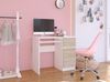 Home Collective Computertisch Schreibtisch Bürotisch Gaming Tisch mit ausziehbarer Tastaturablage, mit 1 Schublade und 1 Tür rechts, 90 x 50 x 77 cm, weiß sonoma Bild 5