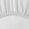 Eurofirany Spannbettlaken BASIC Betttuch mit Gummizug, Baumwolle, Makosatin, Gummizug: rundum, Zuhause und Hotelbedarf 100x200 140x200 160x200 180x200 200x220 Bild 2