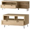 Wohnzimmer-Set Wohnwand Limbo 3-teilig Eiche Artisan teilmassiv Bild 3