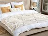 Beliani 'Uluyol' Kuscheldecke, Baumwollmischgewebe beige, 130 x 170 cm Bild 2