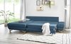 Ecksofa Skalm in blau mit Bettfunktion 284 cm Bild 3
