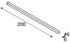SLV Q-LINE CL, LED Indoor Deckenaufbauleuchte, 2m, BAP, weiß, 3000K - Wand- und Deckenleuchten Bild 5