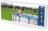 Bestway 'Flowclear' Sicherheitsleiter, 4-stufig, für Pools bis 132 cm Höhe, Metall Grau Bild 5
