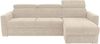 Vente-unique - VIZIR Sofa Stoff Beige - B 223 cm152 cm x H 110 cm95 cm x L 282 cm Bild 4