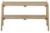 Robas Lund, Sitz-/Garderobenbank BANTRY, Eiche massiv, Natur geölt, A-Form mit Ablage, B/H/T: 80/45/36 cm Bild 4