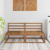 vidaXL 2 Stück Outdoor Mittelsofa Natur 158 x 83 x 73 cm 900536 Bild 2