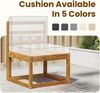 vidaXL 2 Stück Outdoor Mittelsofa Natur 158 x 83 x 73 cm 900536 Bild 5