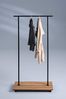 HomeTrends4You Bangkok Kleiderständer/Garderobe, MDF, B/H/T= 80 x 161 x 40 cm Bild 4