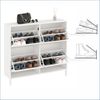 KOMTO Schuhschrank Trek 4 - Schuhregal Geschlossen mit 4 Klappen Bild 4