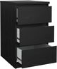 Dmora - Kommode Ameline, Mehrzweckkommode, Schlafzimmerkommode, Schrank mit Schubladen, 50x40 h70 cm, Schwarz Bild 5