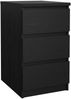 Dmora - Kommode Ameline, Mehrzweckkommode, Schlafzimmerkommode, Schrank mit Schubladen, 50x40 h70 cm, Schwarz Bild 3