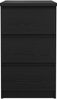 Dmora - Kommode Ameline, Mehrzweckkommode, Schlafzimmerkommode, Schrank mit Schubladen, 50x40 h70 cm, Schwarz Bild 4