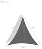 Sonnensegel CURACAO Dreieck, 3 x 3 x 3 m, Polyester Bild 4
