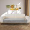 LINGKY Samt Sofabezug 1 2 3 4 Sitzer, L Form Sofaüberwurfe, Ecksofa Sofa überzug Pets Dog Couch überzug Anti-rutsch Sofaschutz, Ultra Weicher Sofaschoner (Grau,90x210 cm/Rechteckig) Bild 4