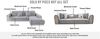LINGKY Samt Sofabezug 1 2 3 4 Sitzer, L Form Sofaüberwurfe, Ecksofa Sofa überzug Pets Dog Couch überzug Anti-rutsch Sofaschutz, Ultra Weicher Sofaschoner (Grau,90x210 cm/Rechteckig) Bild 5