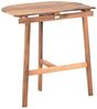 Beliani 'OSIGO' Outdoor Bistrotisch, Akazienholz braun, 70 x 44 x 72 cm Bild 5