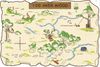 RoomMates Disney Winnie the Pooh 100 Aker Holz Map GIANT Wandtattoo Bild 2
