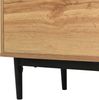FurnitureR Moderner Sideboard aus Holz mit DREI Türen und Regalen, 160 x 35 x 76 cm, Einfache Montage, platzsparendes Design, robust und zuverlässig Bild 3