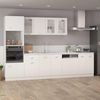 vidaXL Unterschrank mit 2 Regalböden Küche Schrank Küchenzeile Küchenmöbel Küchenschrank Küchenunterschrank Weiß 60 x 46 x 81,5 cm Holzwerkstoff Bild 2
