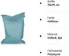 BuBiBag XXL Sitzsack, Outdoor Sitzsäcke für Kinder und Erwachsene, Bodenkissen Beanbag Fatboy wetterfest (Hellblau-70x70 cm) Bild 4