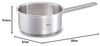 Fissler viseo® Stielkasserolle Induktion Edelstahl 16 cm Ø 1,9 L Bild 3