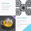 Intirilife Topfuntersetzer, 3-tlg, 3-teiliges Silikon Untersetzer Set Flexible Antihaft Topf Rutschfest Bild 5