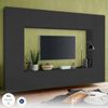 Dmora - Ausgestattete Wand Luigi, 4-türiges TV-Ständer-Wohnzimmerset, Mehrzweck-Wohnzimmermöbel, 100% Made in Italy, 260 x 30 x 180 cm, Anthrazit, Bild 5