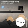 ML-DESIGN Kleiderstange Kleiderständer Übereck für die Wand aus Stahl rostfrei L-Form (1 St), Garderobenstange 90x30cm Schwarz L-Form Kleiderständer Kleidergestell Bild 2