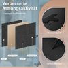 DUMOS Kommode mit Schubladen - kommoden & Sideboards für Schlafzimmer Geeignet, Komodenschrank mit 5 Schubladen, Stoffkommode mit Stabilem Stahlrahmen, Ideal für Schlafzimmer, Wohnzimmer (Schwarz) Bild 5